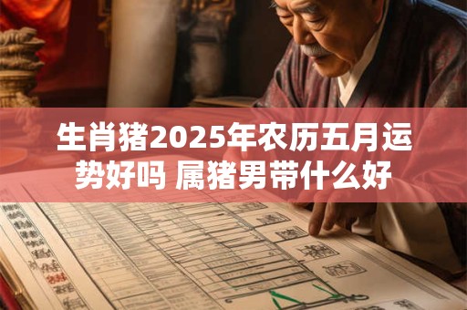 详细阅读:生肖猪2025年农历五月运势好吗 属猪男带什么好 生肖猪2025年农历五月运势好吗 属猪男带什么好