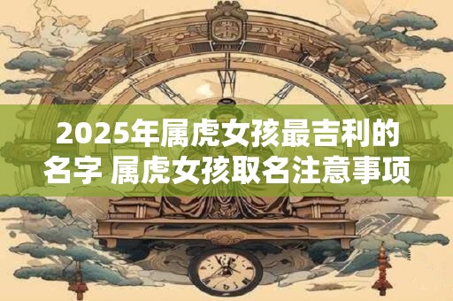 2025年属虎女孩最吉利的名字 属虎女孩取名注意事项2025版