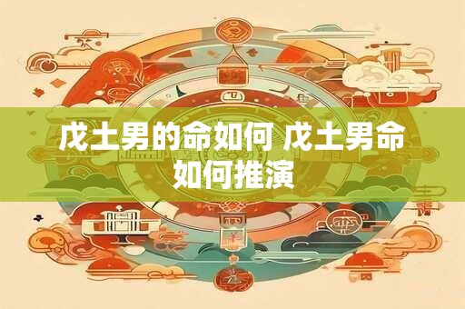 戊土男的命如何 戊土男命如何推演