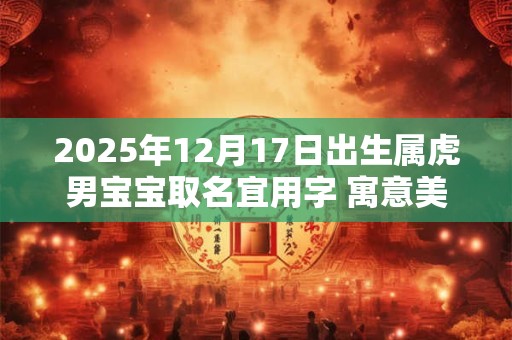 2025年12月17日出生属虎男宝宝取名宜用字 寓意美好的名字