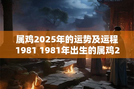 属鸡2025年的运势及运程1981 1981年出生的属鸡2025年好运吗