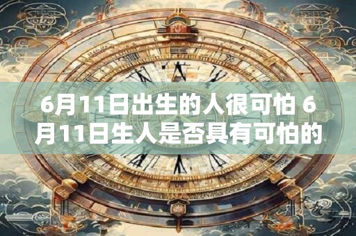 6月11日出生的人很可怕 6月11日生人是否具有可怕的特质