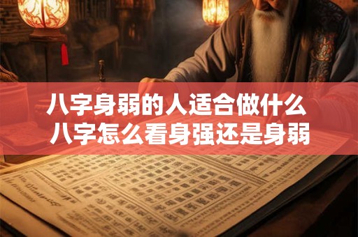 八字身弱的人适合做什么 八字怎么看身强还是身弱