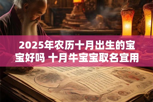 2025年农历十月出生的宝宝好吗 十月牛宝宝取名宜用字
