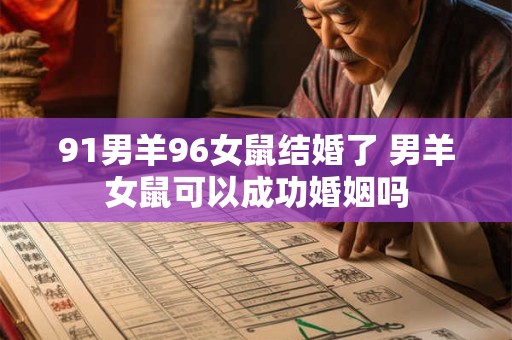 91男羊96女鼠结婚了 男羊女鼠可以成功婚姻吗