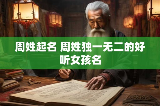 周姓起名 周姓独一无二的好听女孩名