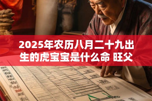 2026年农历八月二十九出生的虎宝宝是什么命 旺父母吗