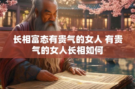 长相富态有贵气的女人 有贵气的女人长相如何