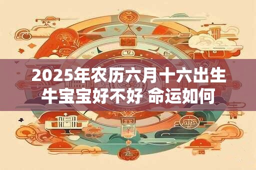 2025年农历六月十六出生牛宝宝好不好 命运如何