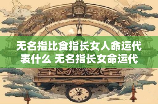 无名指比食指长女人命运代表什么 无名指长女命运代表什么