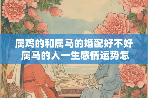 属鸡的和属马的婚配好不好 属马的人一生感情运势怎么样