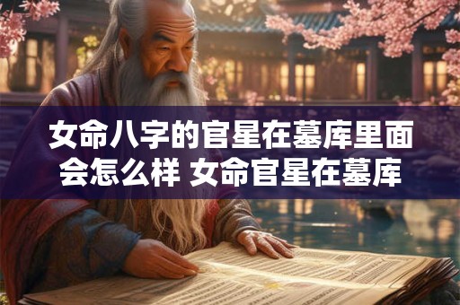 女命八字的官星在墓库里面会怎么样 女命官星在墓库里会影响运势吗