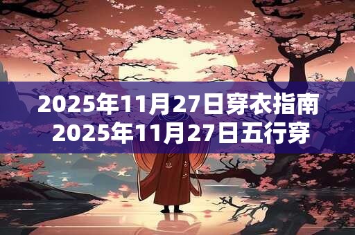 2025年11月27日穿衣指南 2025年11月27日五行穿衣