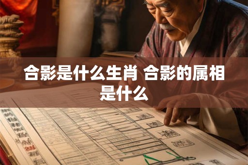 合影是什么生肖 合影的属相是什么