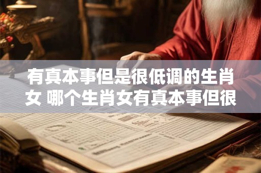 有真本事但是很低调的生肖女 哪个生肖女有真本事但很低调
