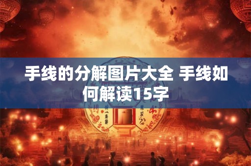 手线的分解图片大全 手线如何解读15字