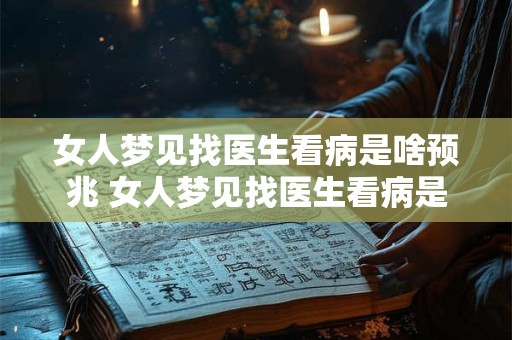 女人梦见找医生看病是啥预兆 女人梦见找医生看病是什么预兆