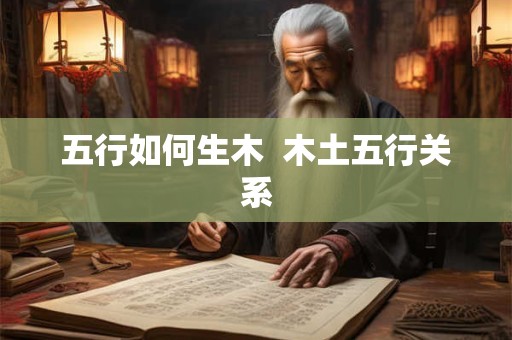 五行如何生木  木土五行关系