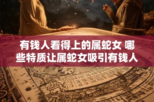 有钱人看得上的属蛇女 哪些特质让属蛇女吸引有钱人的眼球