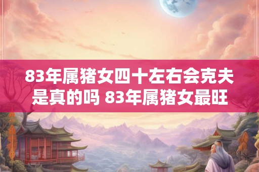 83年属猪女四十左右会克夫是真的吗 83年属猪女最旺的年龄