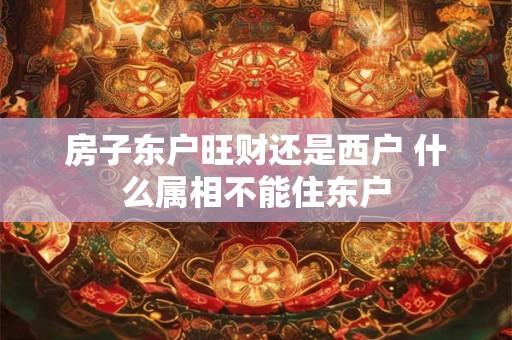 房子东户旺财还是西户 什么属相不能住东户