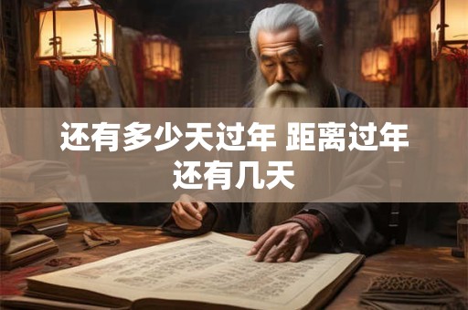 还有多少天过年 距离过年还有几天