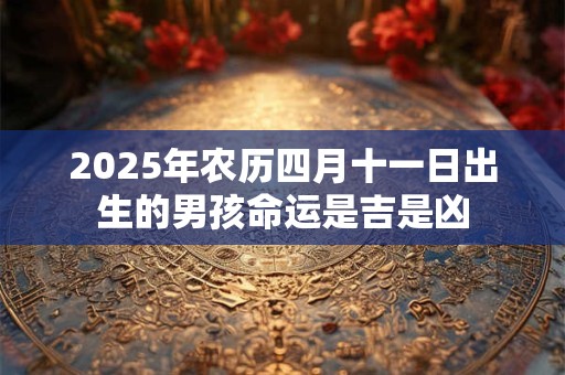 2025年农历四月十一日出生的男孩命运是吉是凶