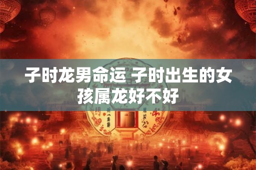 子时龙男命运 子时出生的女孩属龙好不好