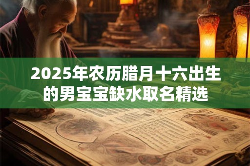 2025年农历腊月十六出生的男宝宝缺水取名精选