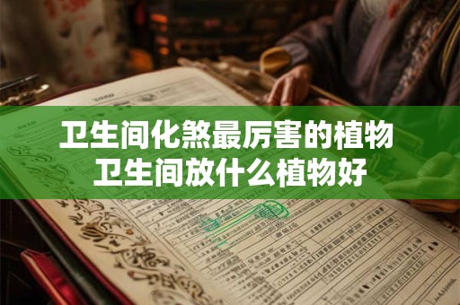 卫生间化煞最厉害的植物 卫生间放什么植物好