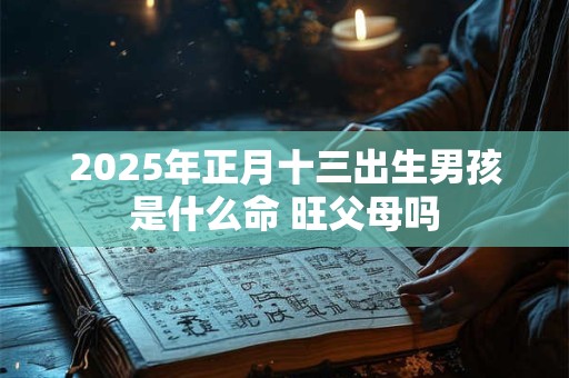 2025年正月十三出生男孩是什么命 旺父母吗 2025年正月十三出生男孩是什么命 旺父母吗