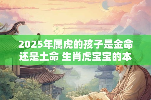2025年属虎的孩子是金命还是土命 生肖虎宝宝的本命运势