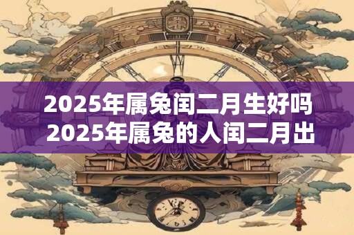 2025年属兔闰二月生好吗 2025年属兔的人闰二月出生吉利吗