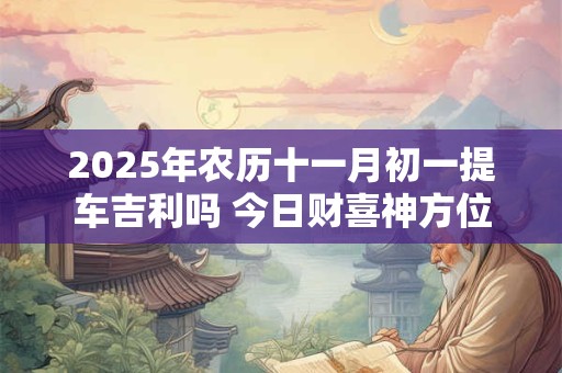 2025年农历十一月初一提车吉利吗 今日财喜神方位