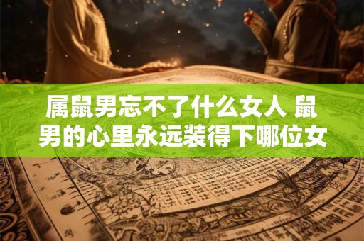 属鼠男忘不了什么女人 鼠男的心里永远装得下哪位女神