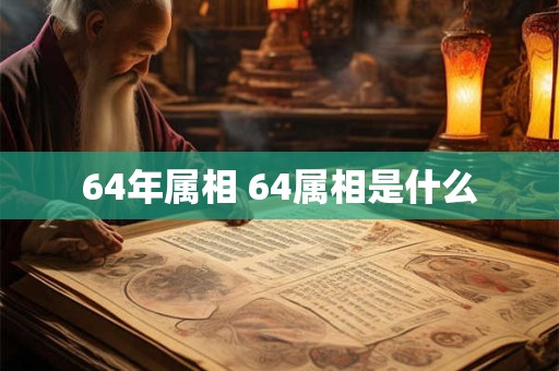 64年属相 64属相是什么
