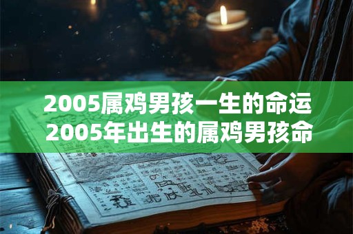 2005属鸡男孩一生的命运 2005年出生的属鸡男孩命运如何