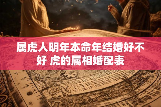 属虎人明年本命年结婚好不好 虎的属相婚配表