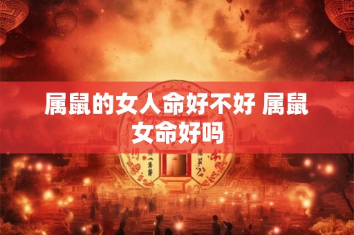 属鼠的女人命好不好 属鼠女命好吗