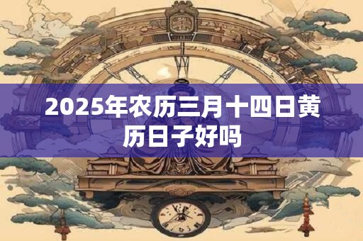 2026年农历三月十四日黄历日子好吗 2026年农历三月十四日黄历日子好吗