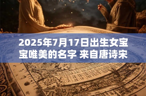 2025年7月17日出生女宝宝唯美的名字 来自唐诗宋词