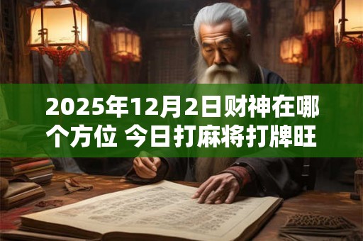 2025年12月2日财神在哪个方位 今日打麻将打牌旺运方位 2025年12月2日财神在哪个方位 今日打麻将打牌旺运方位