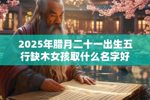 2025年腊月二十一出生五行缺木女孩取什么名字好