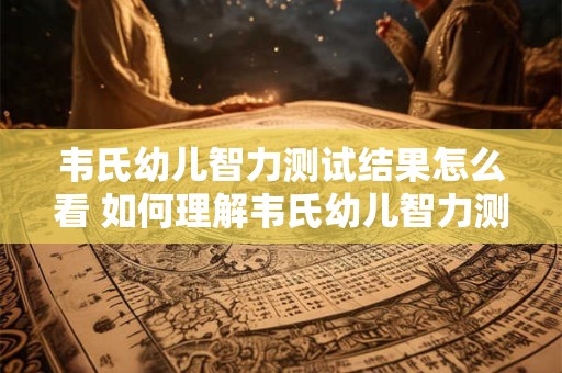 韦氏幼儿智力测试结果怎么看 如何理解韦氏幼儿智力测试结果