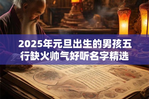 2025年元旦出生的男孩五行缺火帅气好听名字精选