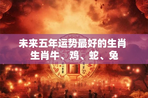 未来五年运势最好的生肖 生肖牛、鸡、蛇、兔