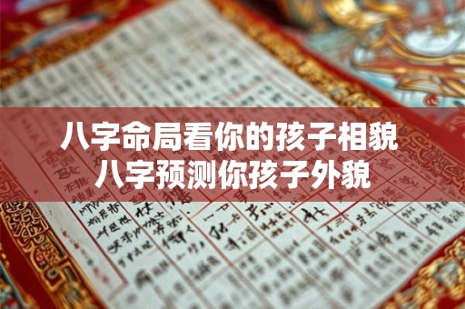 八字命局看你的孩子相貌 八字预测你孩子外貌
