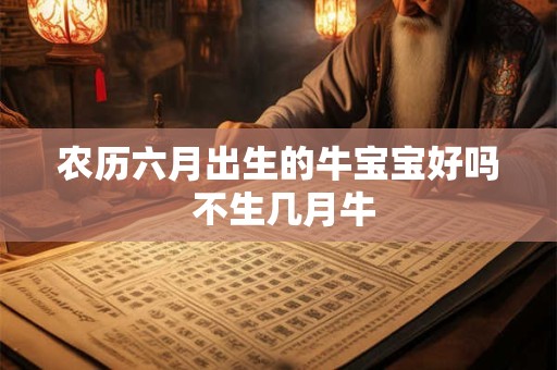 农历六月出生的牛宝宝好吗 不生几月牛