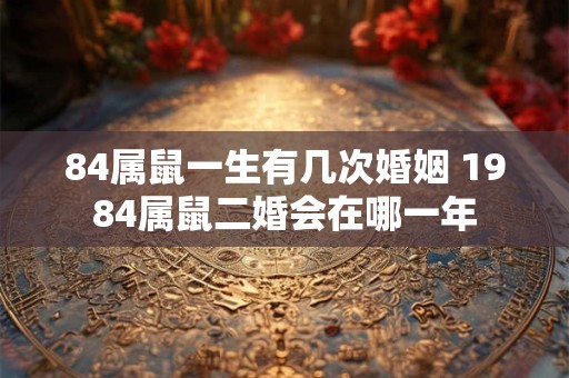 84属鼠一生有几次婚姻 1984属鼠二婚会在哪一年