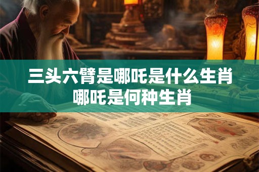 三头六臂是哪吒是什么生肖 哪吒是何种生肖
